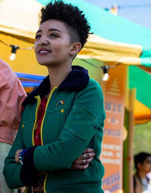 Sex Education Season 2 Green Ola Nyman Jacket - Film Star Outfits
